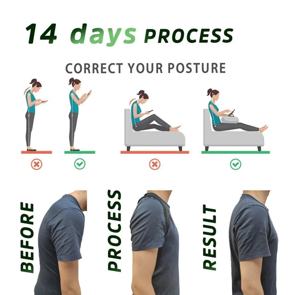Adjustable Back Posture Corrector for Men and Women