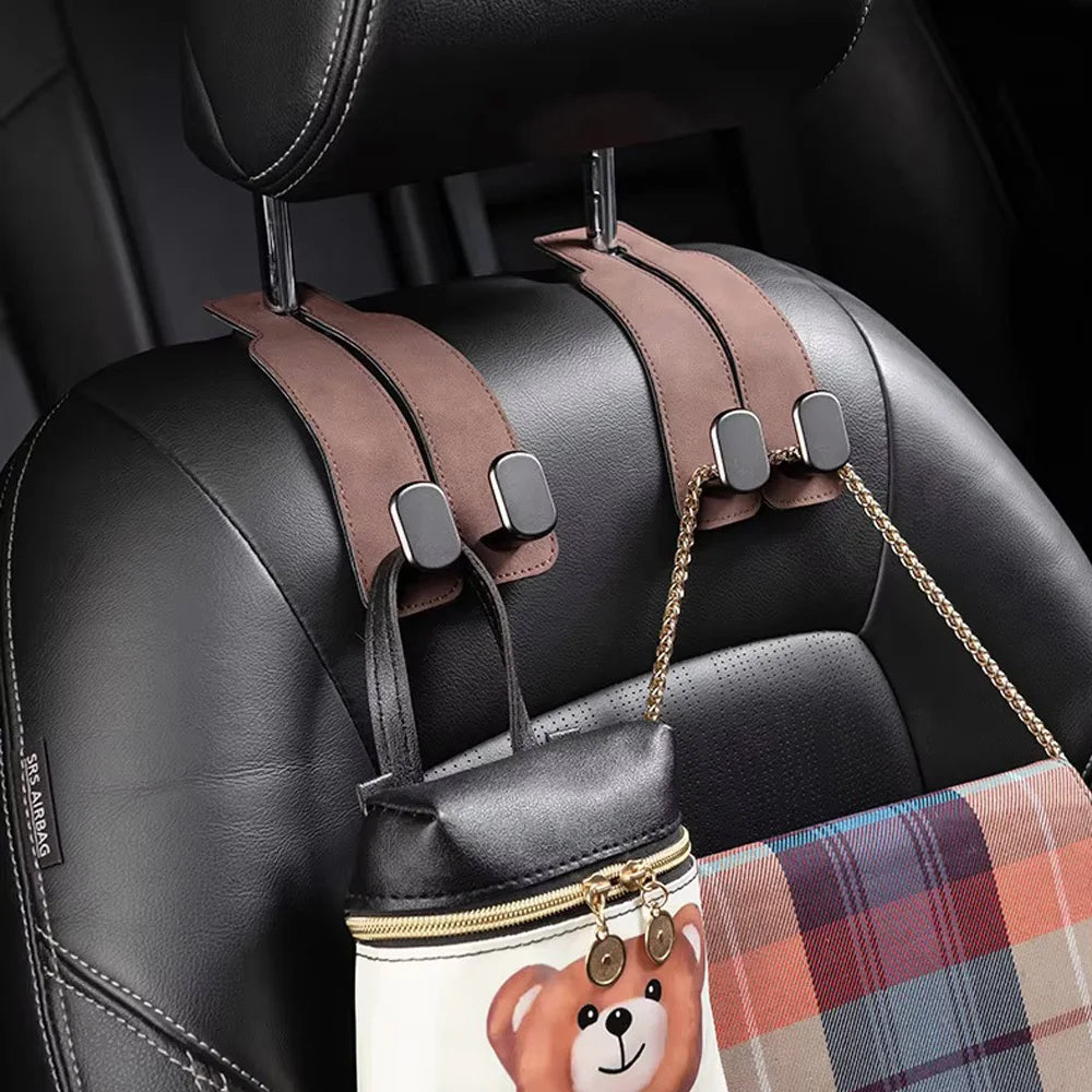 Car Seat Headrest Hook — Keep Your Bags Secure & Organized