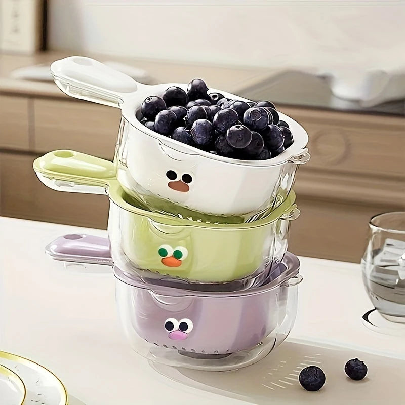 2-in-1 Duckbill Drain Basket – Cute and Functional Kitchen Colander