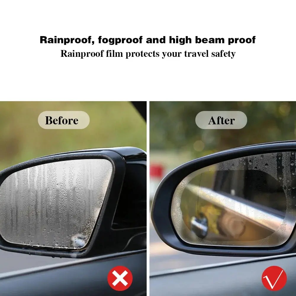 Waterproof Anti-Fog Rearview Mirror Protective Film