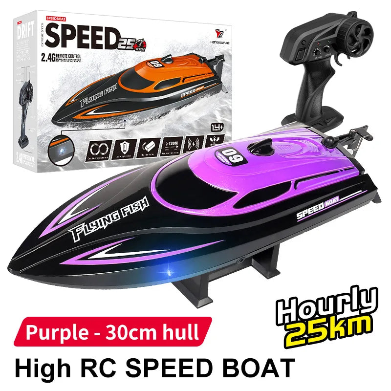 High-Speed 2.4GHz RC Racing Speedboat – Waterproof & Self-Righting
