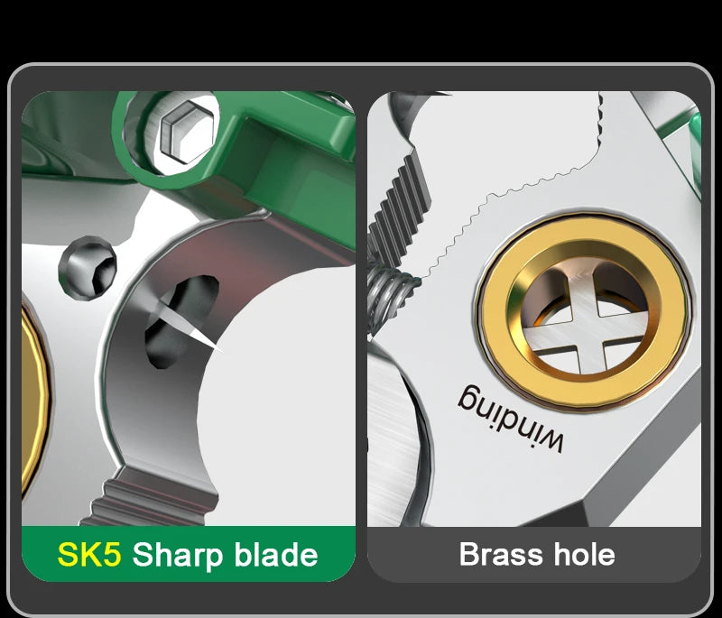 7-in-1 / 8-in-1 Stainless Steel Electrician’s Multi-Pliers (with or without Tester)