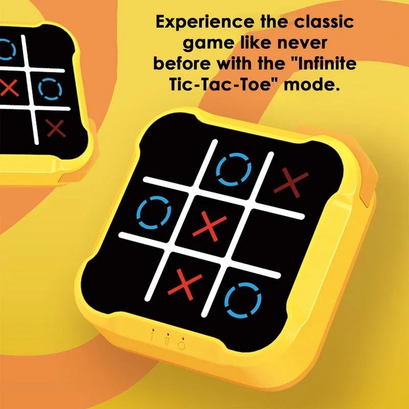 Portable Electronic Tic-Tac-Toe Game – Fun & Educational Puzzle for Kids and Adults