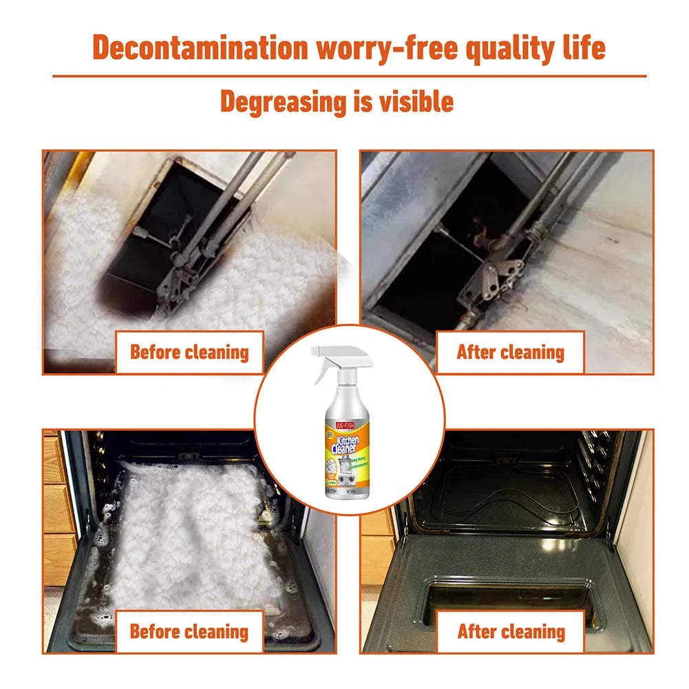 Heavy-Duty Foaming Kitchen Degreaser Spray – 60ml