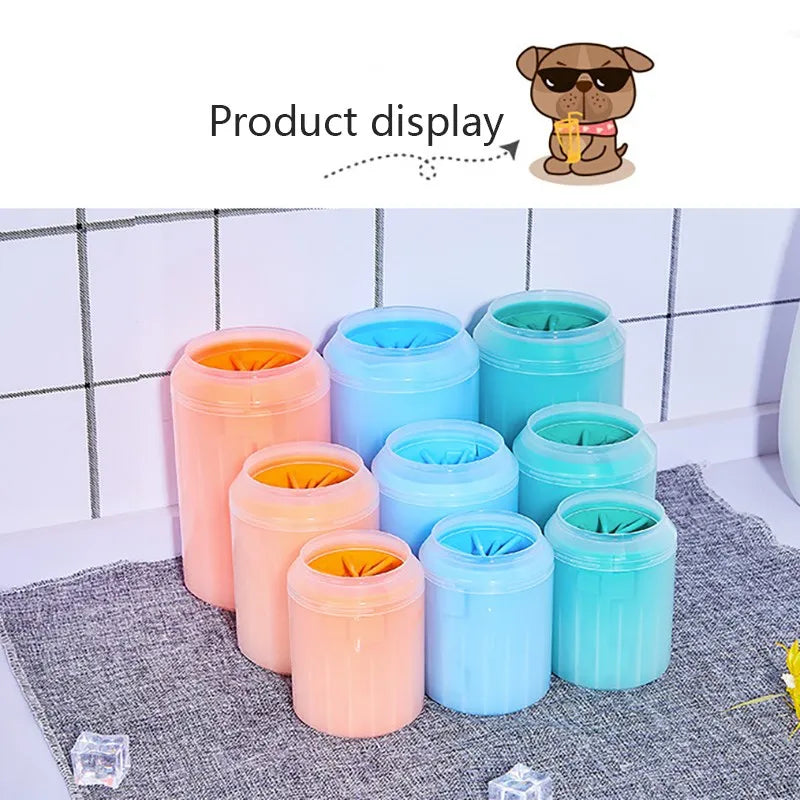 Portable Silicone Pet Paw Cleaner Cup