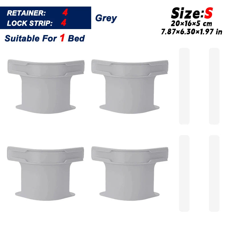 No-Slip Bed Sheet Holders & Straps Set – Secure, Hassle-Free Bedding Fixation