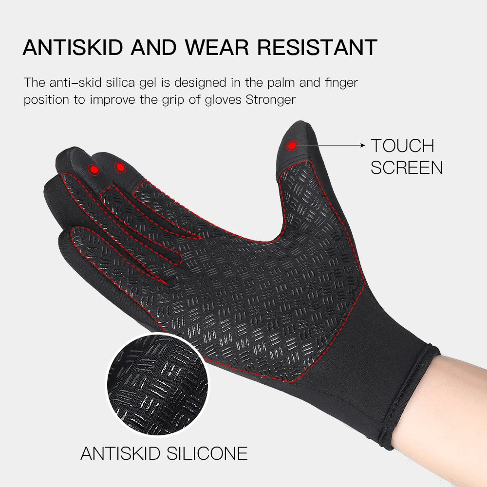 Waterproof Thermal Touchscreen Winter Gloves for Outdoor Sports
