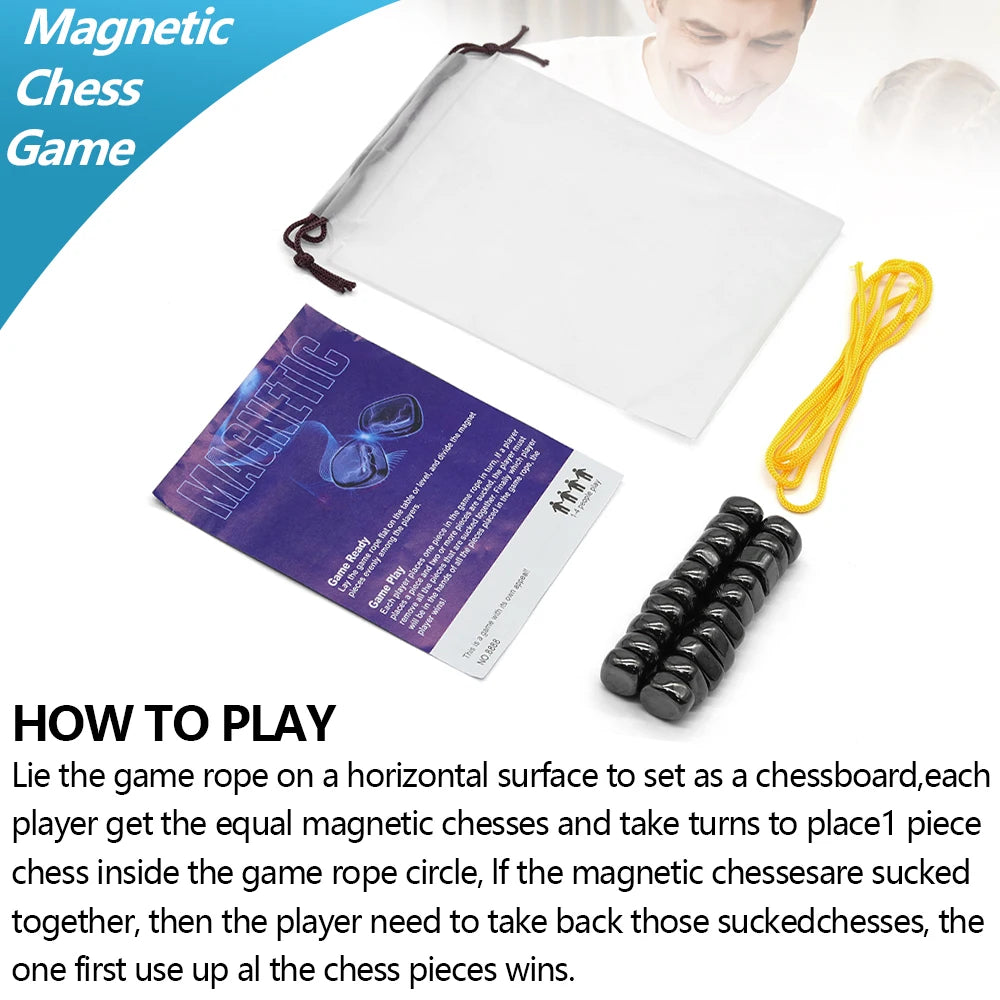Magnetic Strategy Stones Game – Fun Brain-Boosting Magnet Challenge