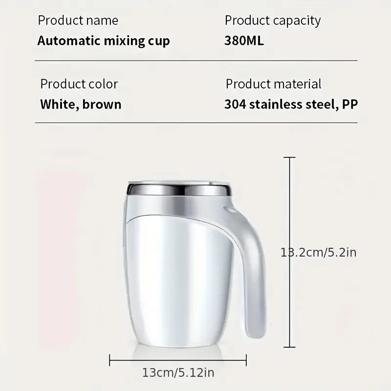380ml Automatic Self-Stirring Magnetic Mug