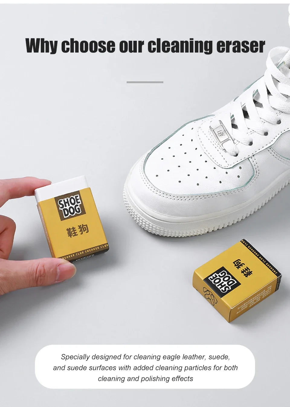 Magic Shoe Eraser Suede & Leather Sneaker Cleaner