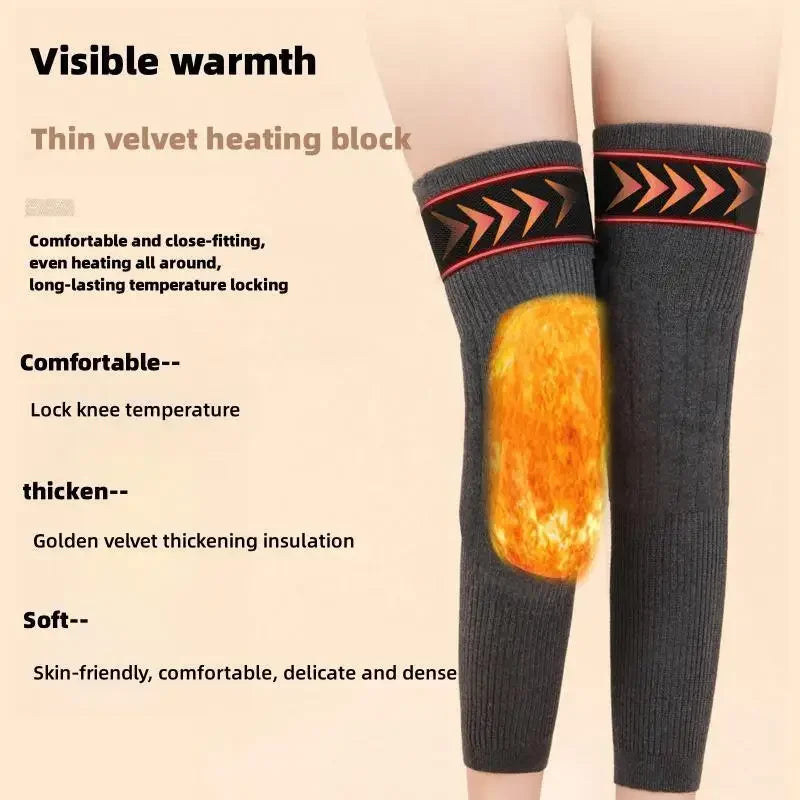 Thermal Knee Warmers – Soft, Heated & Non-Slip Support