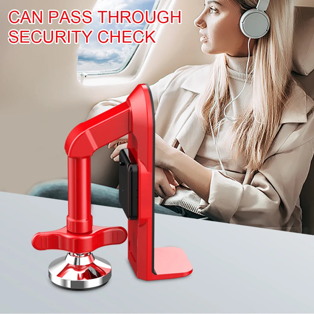 Portable Door Stopper with Alarm – Travel Security & Anti-Theft Device