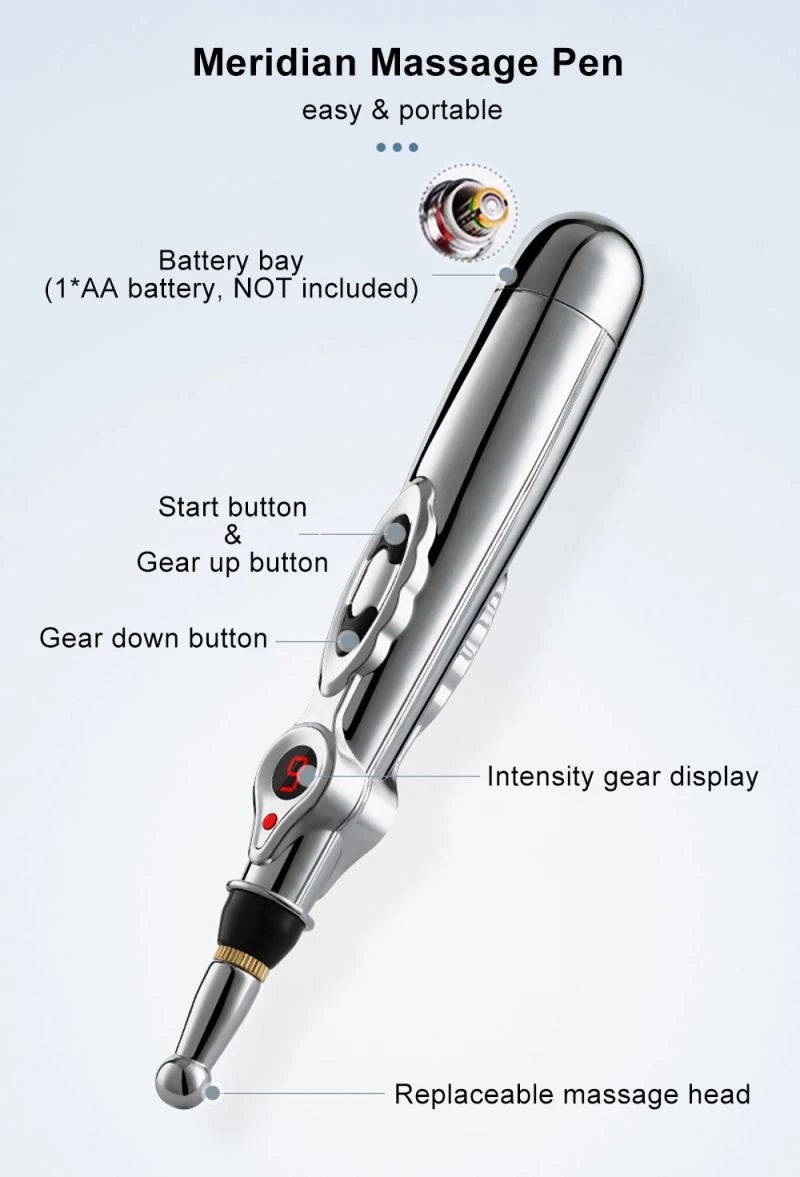 Electronic Acupuncture Pen – Meridian Pulse Therapy for Pain Relief