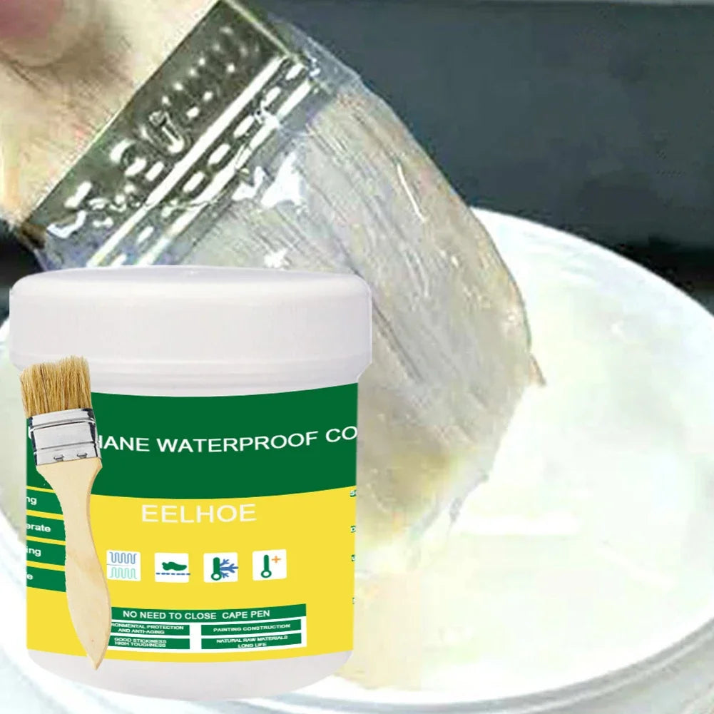 Transparent Waterproof Sealant with Brush – Powerful Leak Repair