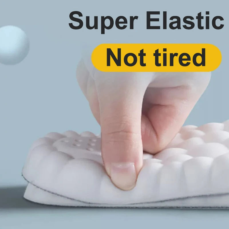 Ultra-Soft Shock-Absorbing Sport Insoles with Arch Support