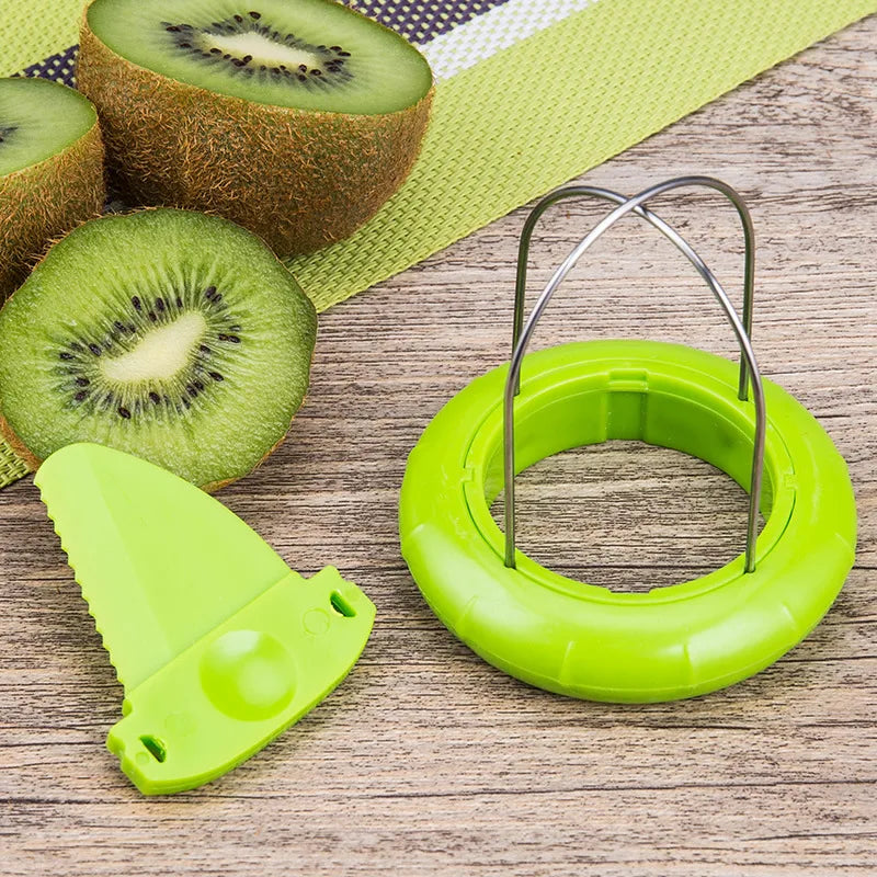 Detachable Kiwi Peeler & Cutter – Easy Fruit Slicing Tool