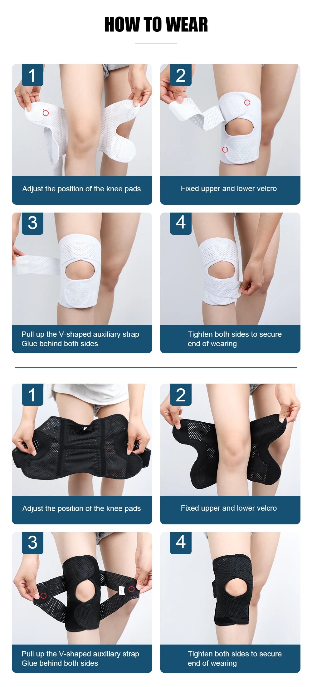 Adjustable Sports Knee Brace – Compression Support for Injury Recovery