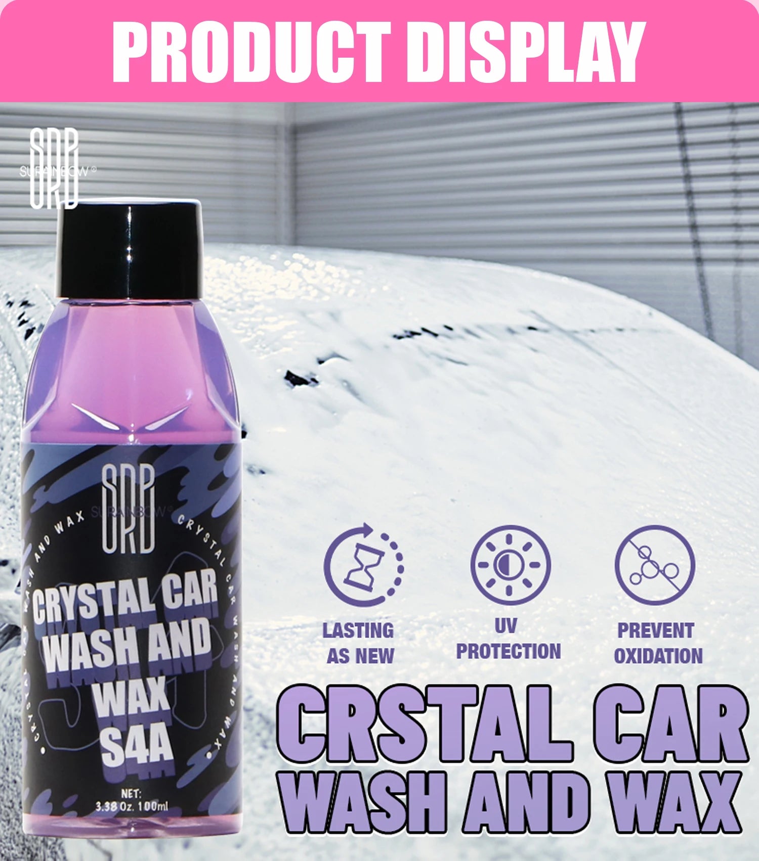 Crystal Car Wash and Wax - Shine and Protect in One Step