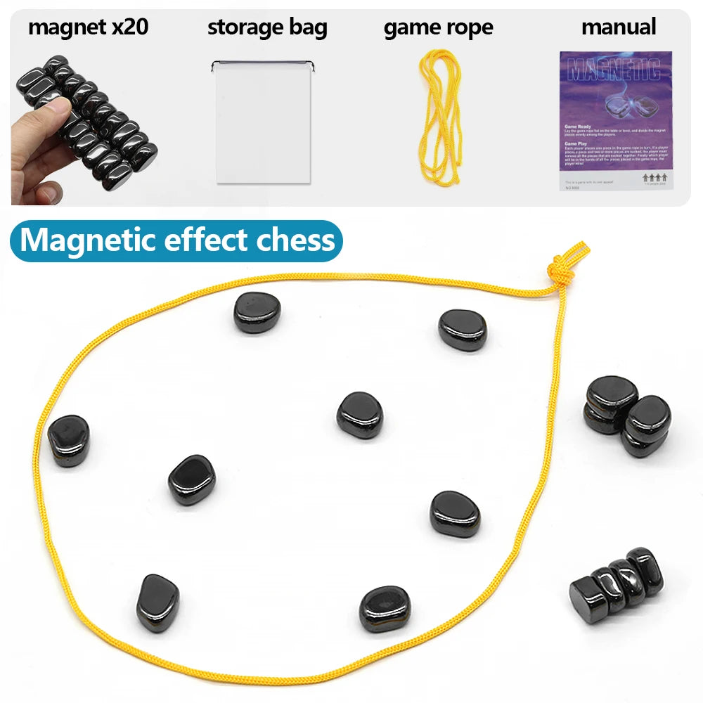 Magnetic Strategy Stones Game – Fun Brain-Boosting Magnet Challenge