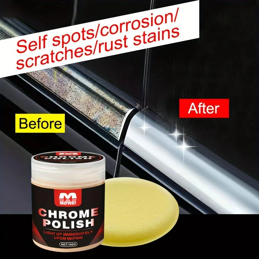 Chrome Restoration Polish – Revive & Shine Your Car’s Metal Surfaces