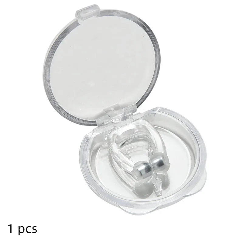 Magnetic Anti-Snore Nose Clip – Comfortable Silicone Sleep Aid