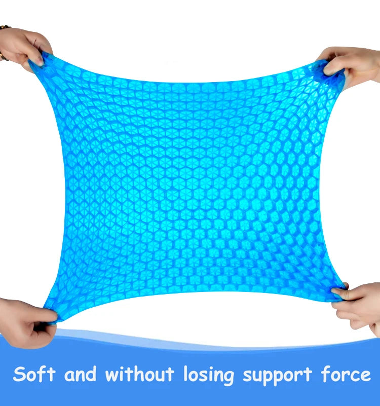 Ultra-Comfort Gel Seat Cushion with Breathable Honeycomb Design