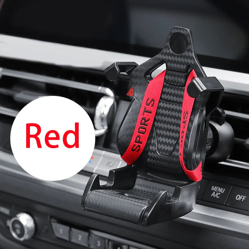 Racing-Style Seat Car Air Vent Phone Holder