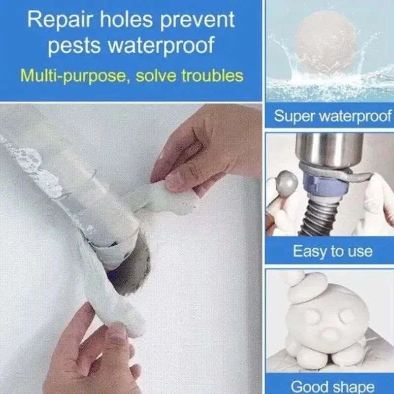 Seal Any Hole in Seconds — Multi-Purpose Waterproof Sealing Clay