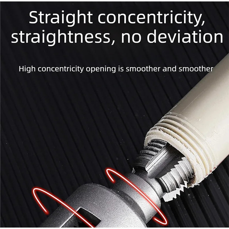 Dual-Function Pipe Threading Tool – Internal & External Threads for Plastic Pipes