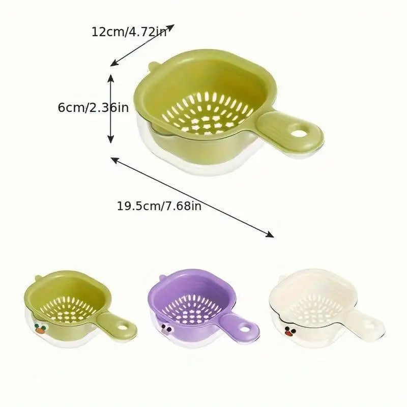 2-in-1 Duckbill Drain Basket – Cute and Functional Kitchen Colander