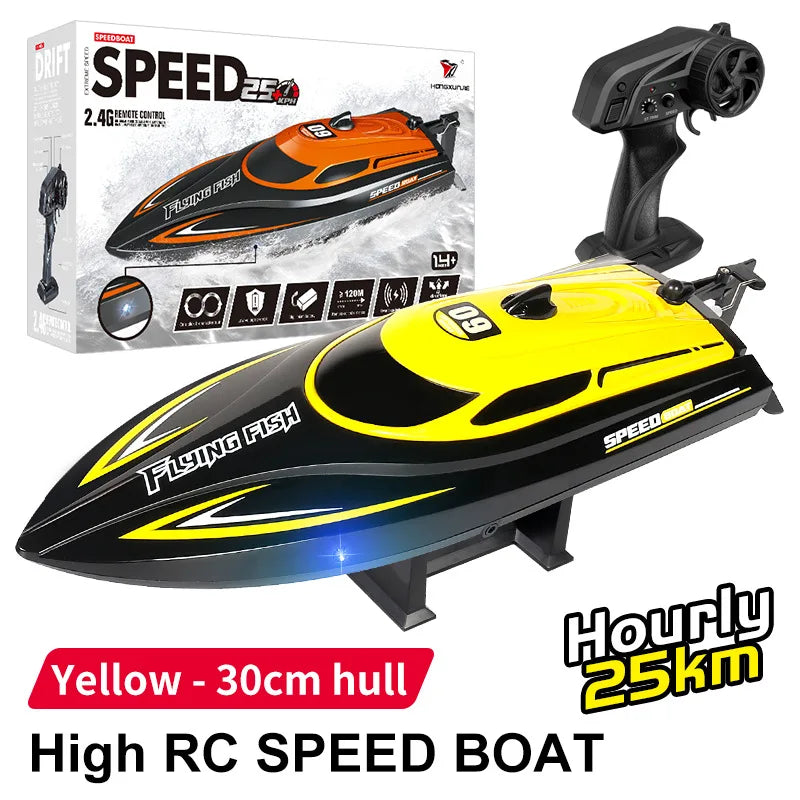 High-Speed 2.4GHz RC Racing Speedboat – Waterproof & Self-Righting