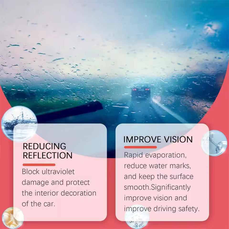 Clear Your Windshield in Seconds — Oil Film Remover