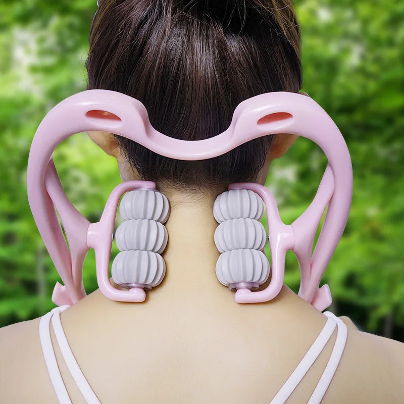 Dual Trigger Point Neck and Shoulder Massage Roller