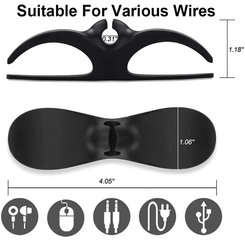4-Piece Kitchen Appliance Cord Winder & Organizer Set