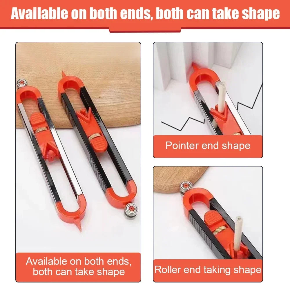 Adjustable Contour Scribing Tool with Precision Lock