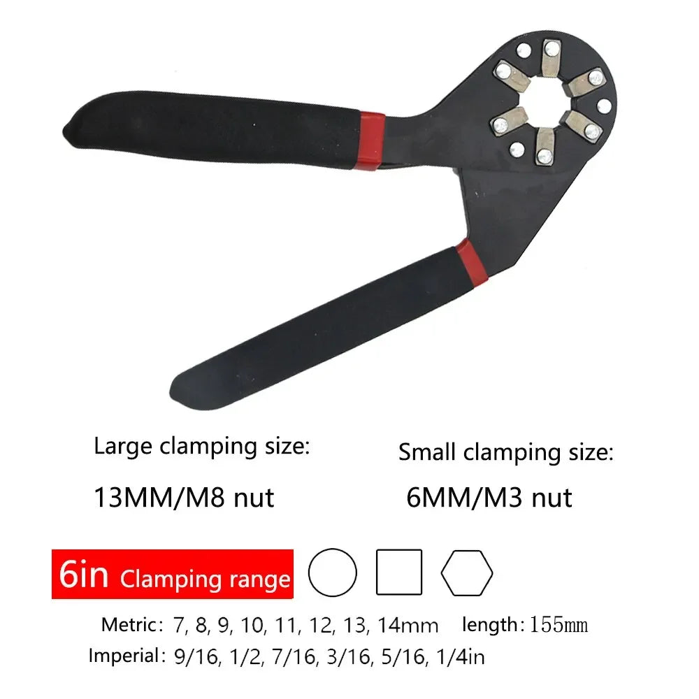 Adjustable 6/8-Inch Magic Wrench – Multifunctional Hand Tool for Home Repairs