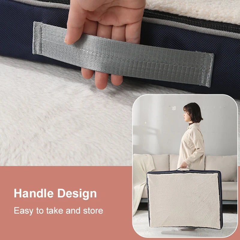 Plush Memory Foam Dog Bed – Waterproof, Washable & Non-Slip Pet Mattress