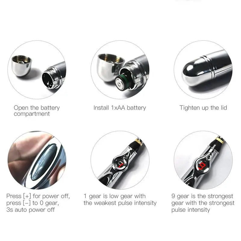 Electronic Acupuncture Pen – Meridian Pulse Therapy for Pain Relief