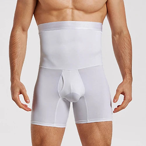 Men's High-Waisted Tummy Control Shaper Shorts