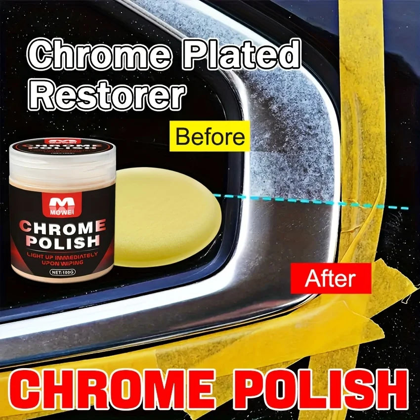 Chrome Restoration Polish – Revive & Shine Your Car’s Metal Surfaces