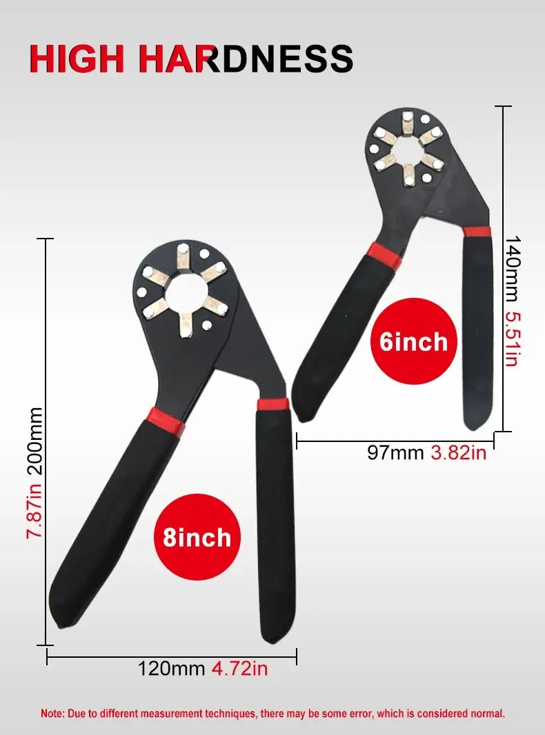 Adjustable 6/8-Inch Magic Wrench – Multifunctional Hand Tool for Home Repairs