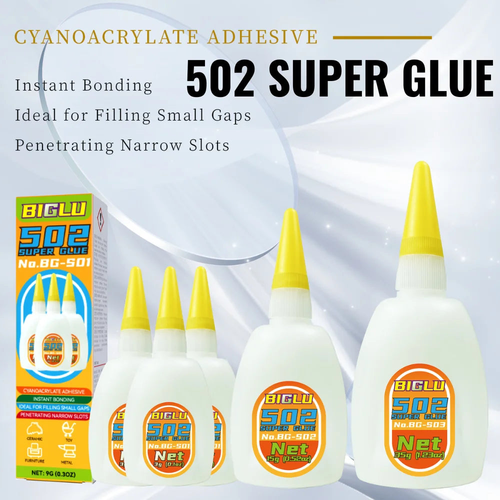 502 Super Glue – Strong, Fast-Drying Instant Adhesive