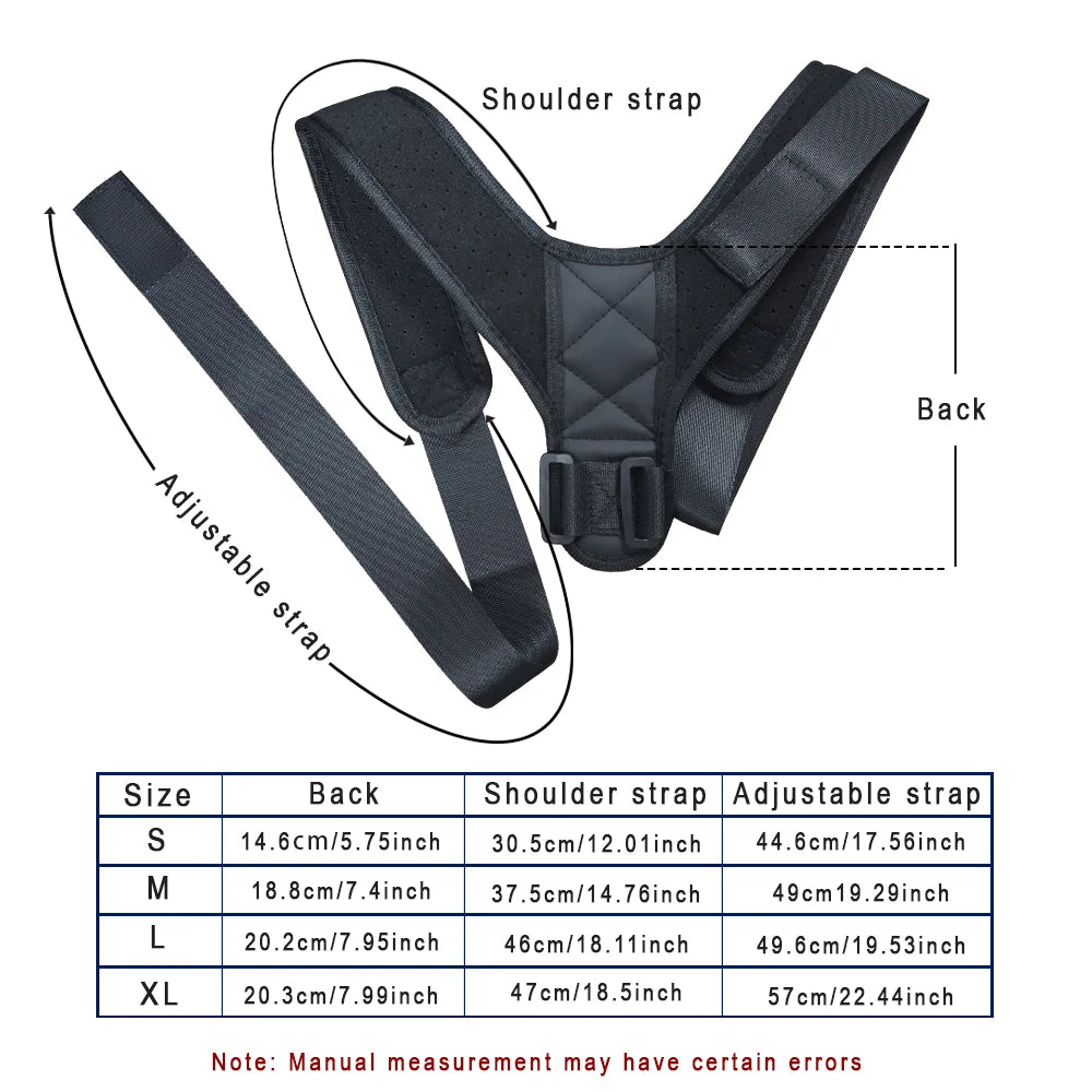 Adjustable Back Posture Corrector for Men and Women