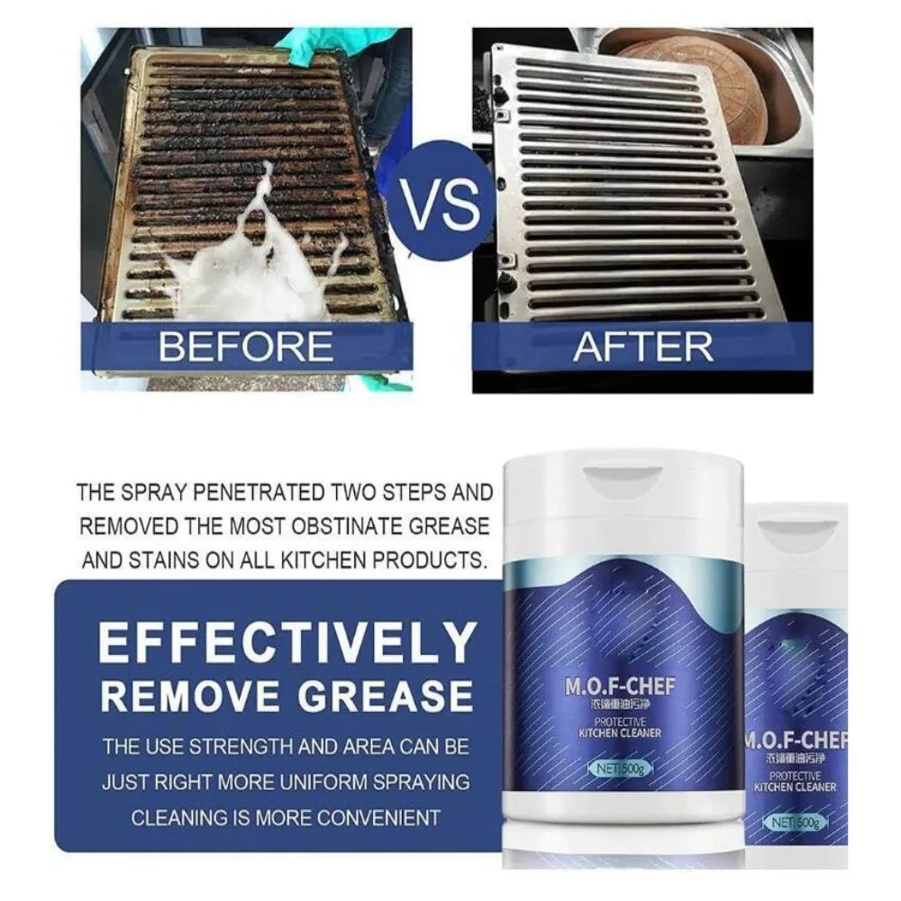 Heavy-Duty Kitchen Degreaser Powder – All-Purpose Oil & Stain Remover (500g)