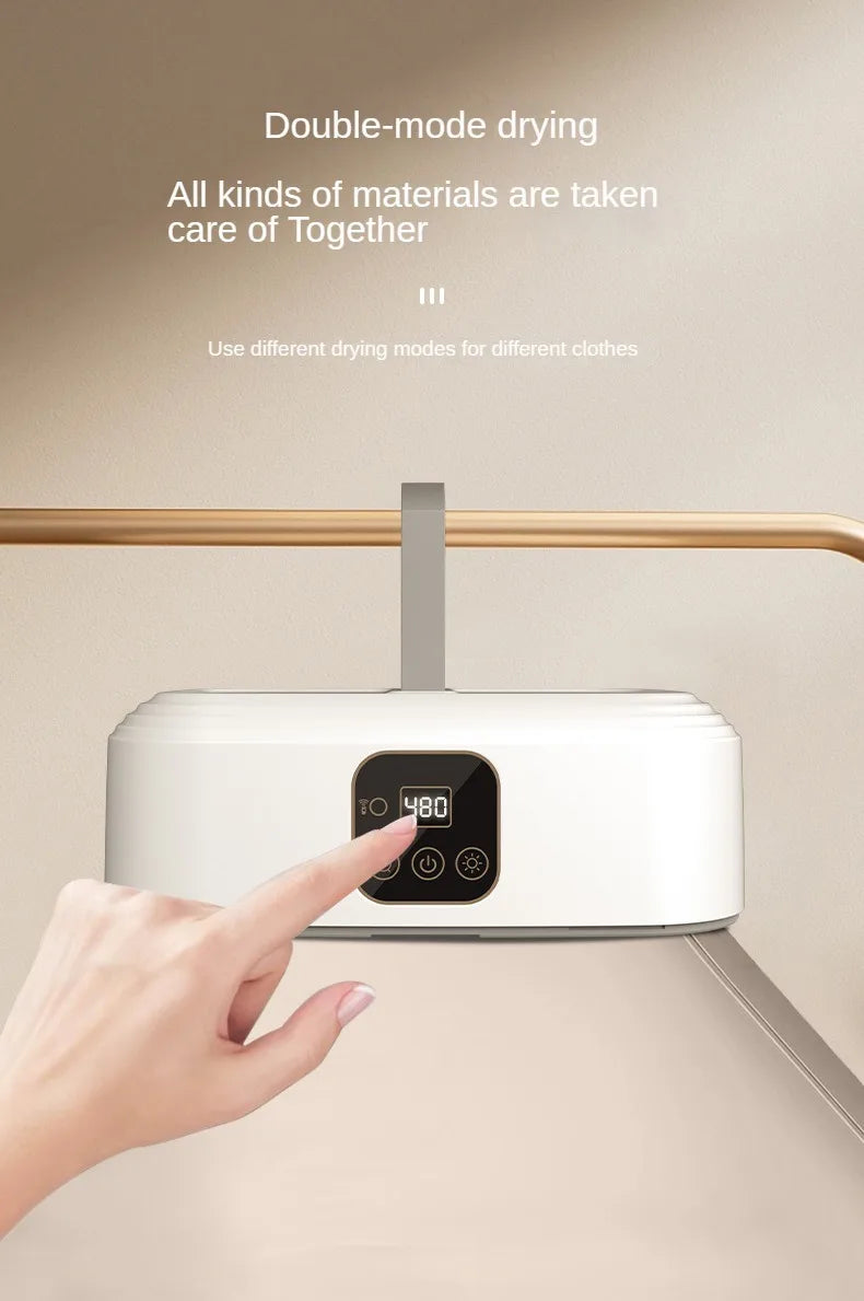 Portable Folding Clothes Dryer with Remote Control
