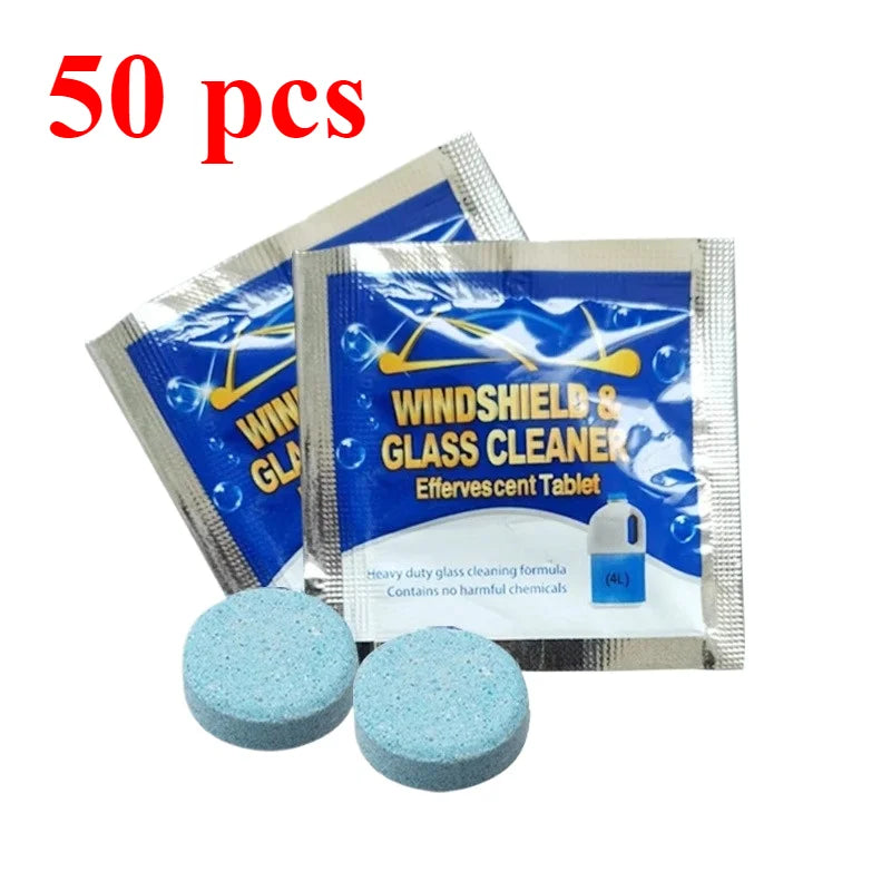 Effervescent Windshield Washer Tablets – Powerful Glass Cleaning Solution