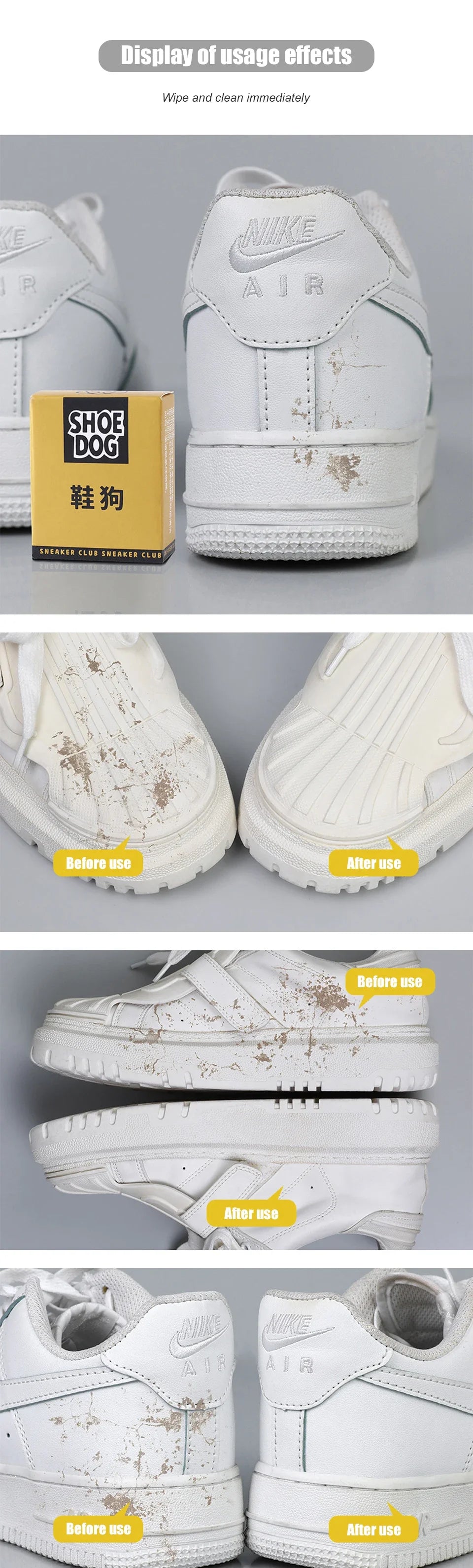 Magic Shoe Eraser Suede & Leather Sneaker Cleaner