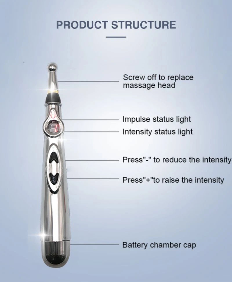 Electronic Acupuncture Pen – Meridian Pulse Therapy for Pain Relief