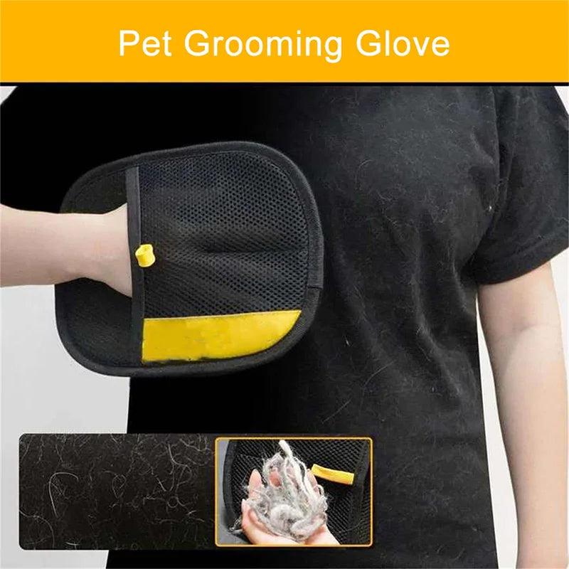 Reusable Pet Hair Removal Glove – For Clothes, Furniture & More