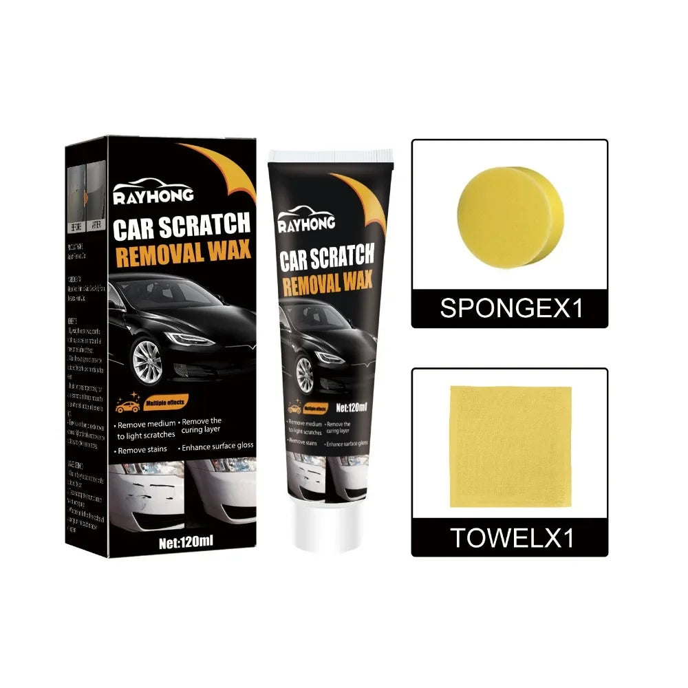 Premium Car Scratch Remover & Paint Care Wax – 120ml